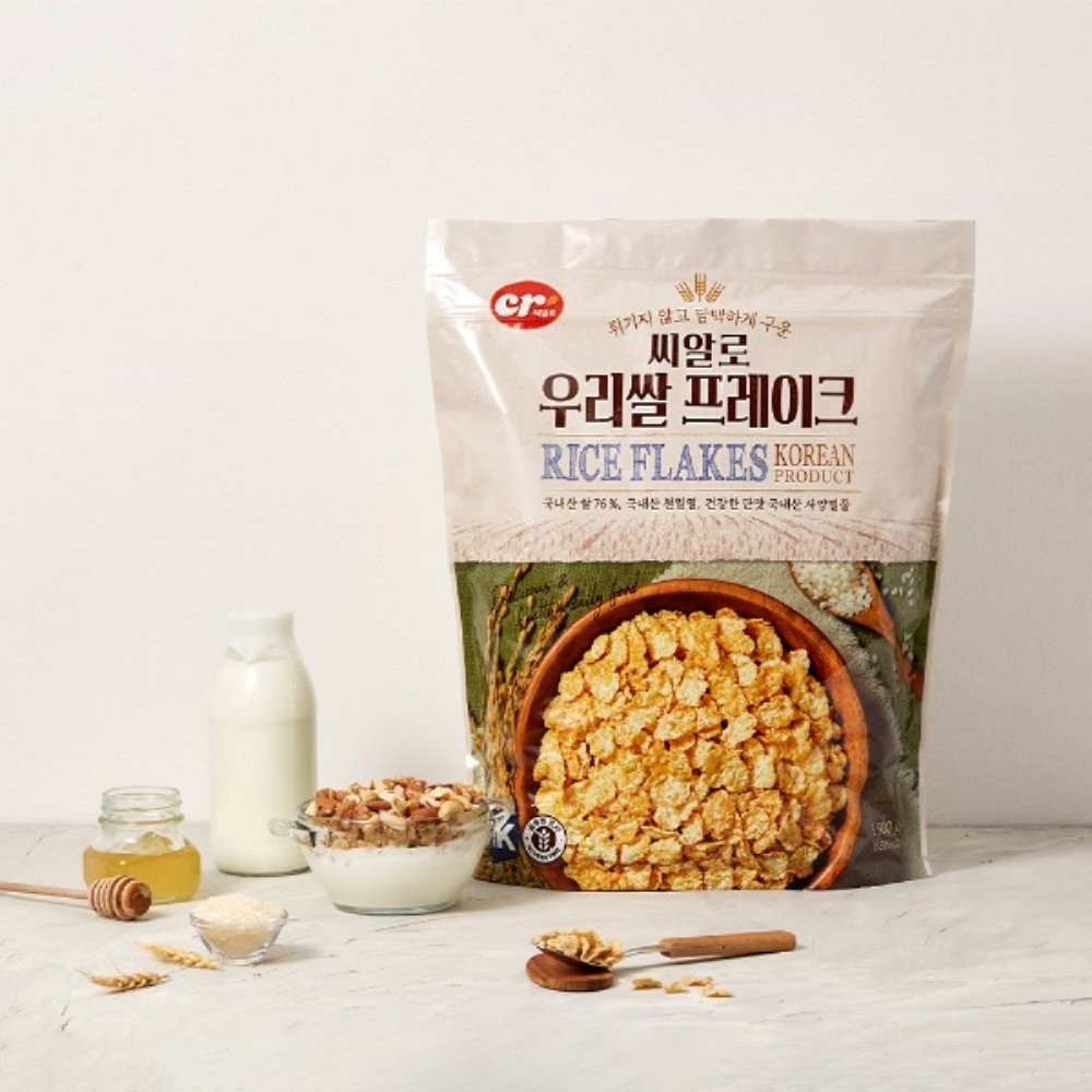 (오직미)씨알로 우리쌀프레이크 지퍼백 1.5kg 씨알푸드 쌀시리얼