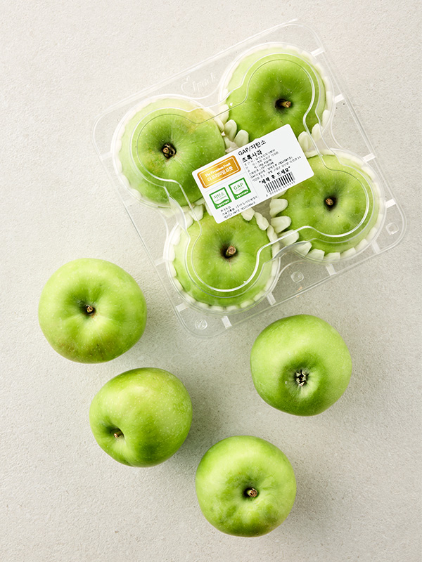 GAP저탄소 초록사과(4입/1kg)