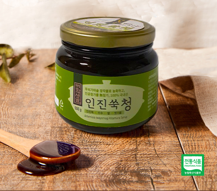 무쇠가마솥 장작불 인진쑥청 500g