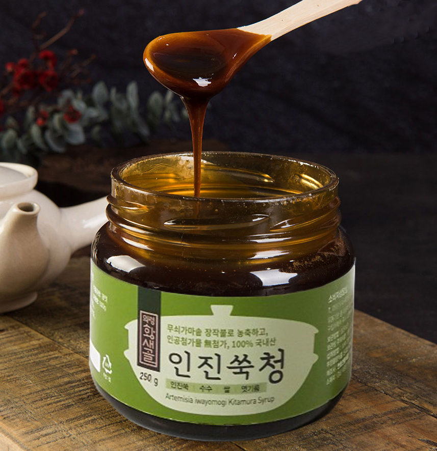 무쇠가마솥 장작불 인진쑥청 250g