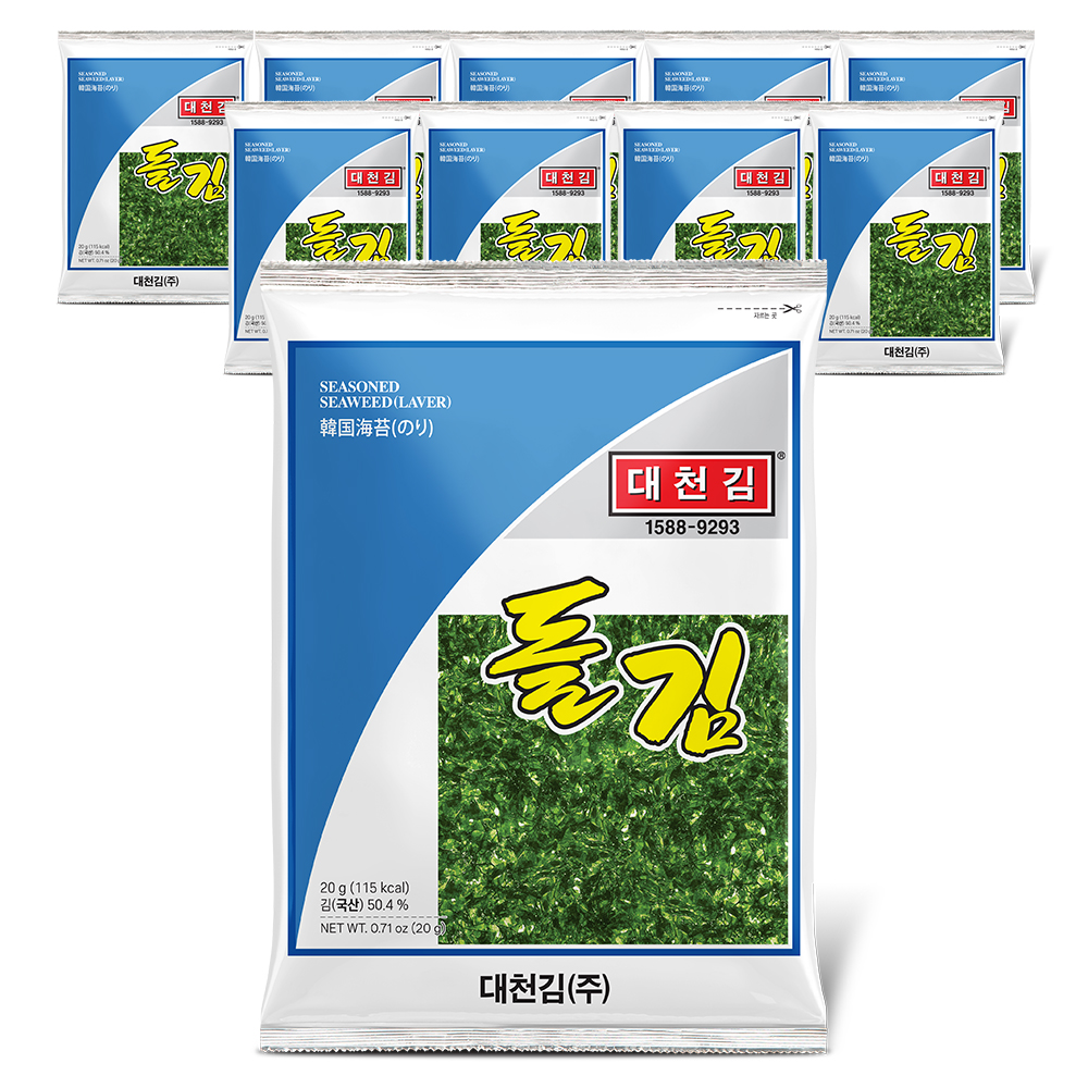대천김 돌김 20g × 10봉