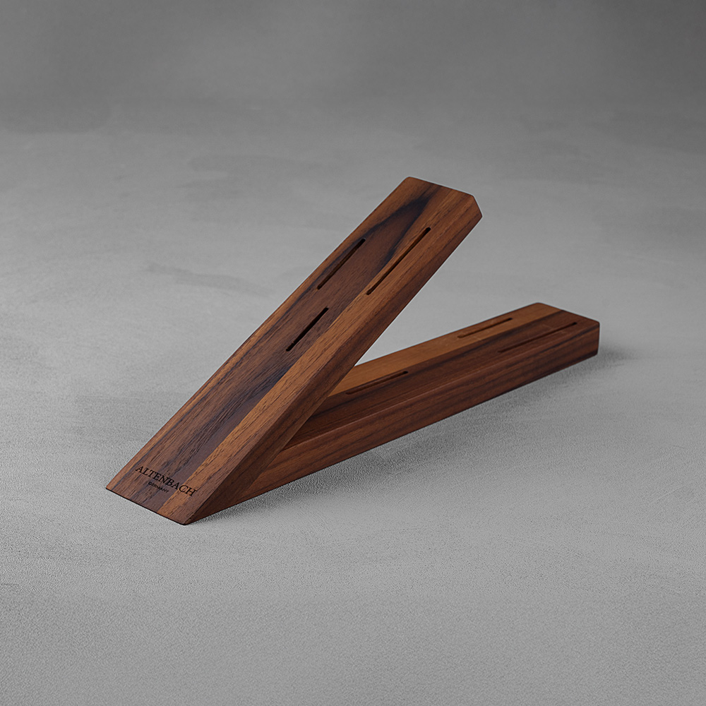 알텐바흐 VG10 다마스커스 칼블럭 칼꽂이 탄화티크칼블럭