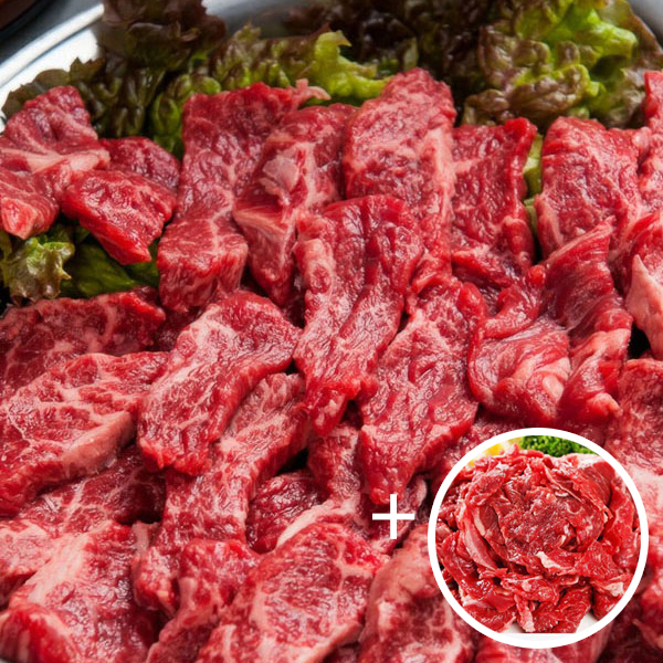 [서가한우] 1++등급 치마살 300g+불고기300g