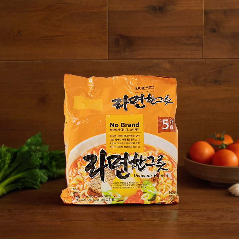 노브랜드 마켓잇업 면 한그릇 순한맛 115gx20봉지 무료배송