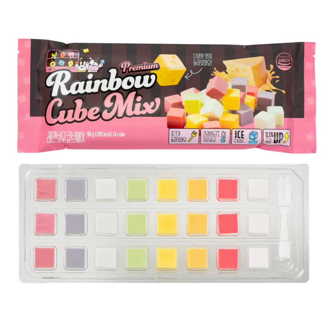 얼려먹는 과일큐브치즈 레인보우 큐브MIX 대표이미지 섬네일