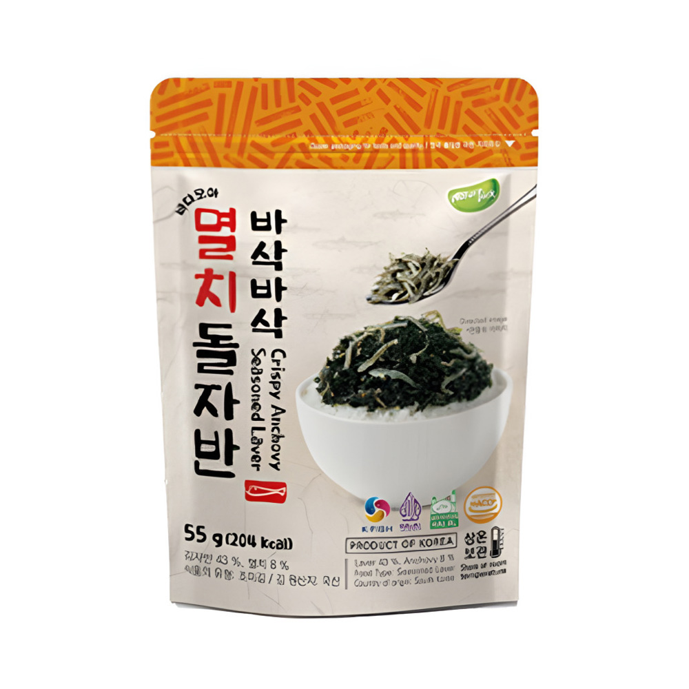 [네이처픽] 바삭바삭 돌자반 4종 4팩 광천돌자반 들기름돌자반 녹차돌자반 멸치돌자반
