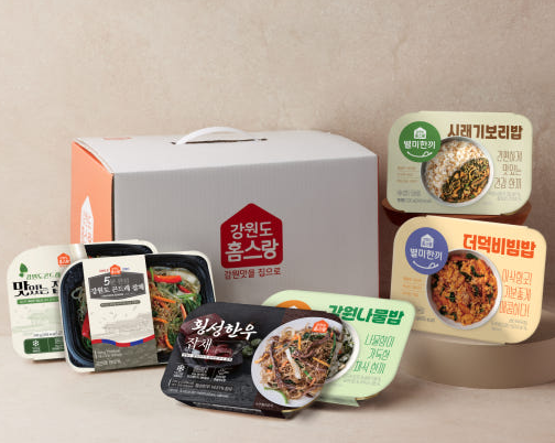 강원모둠세트(비빔밥 3종 각1팩씩, 잡채 3종 각1팩씩)