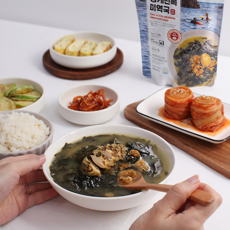 제주 성게전복미역국 400g x 2팩(냉동)