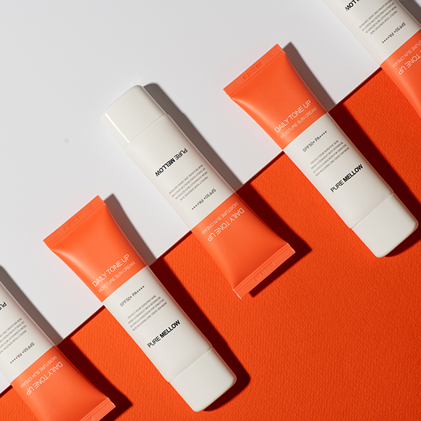 [무기자차/자연유래성분]퓨어멜로우 데일리 톤업 촉촉 선크림 50g SPF 50+/PA ++++