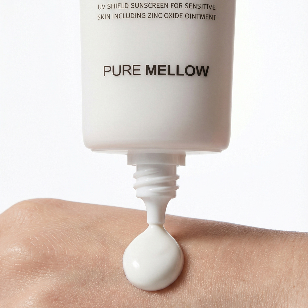 [무기자차/자연유래성분]퓨어멜로우 데일리 톤업 촉촉 선크림 50g SPF 50+/PA ++++