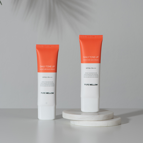 [무기자차/자연유래성분]퓨어멜로우 데일리 톤업 촉촉 선크림 50g SPF 50+/PA ++++ 대표이미지 섬네일
