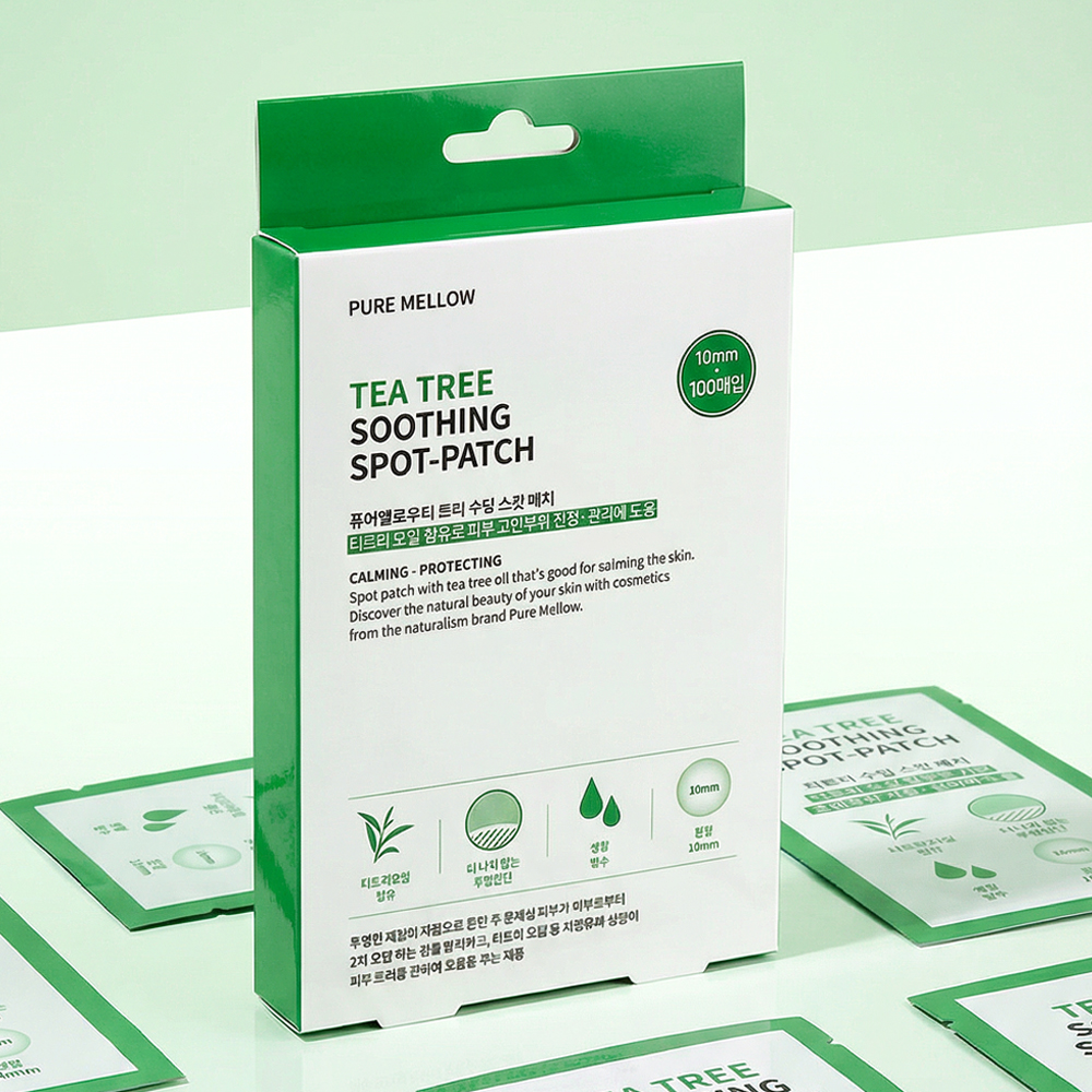 [진정보호/스팟패치]퓨어멜로우 티트리 수딩 패치 120개입 (여드름패치)