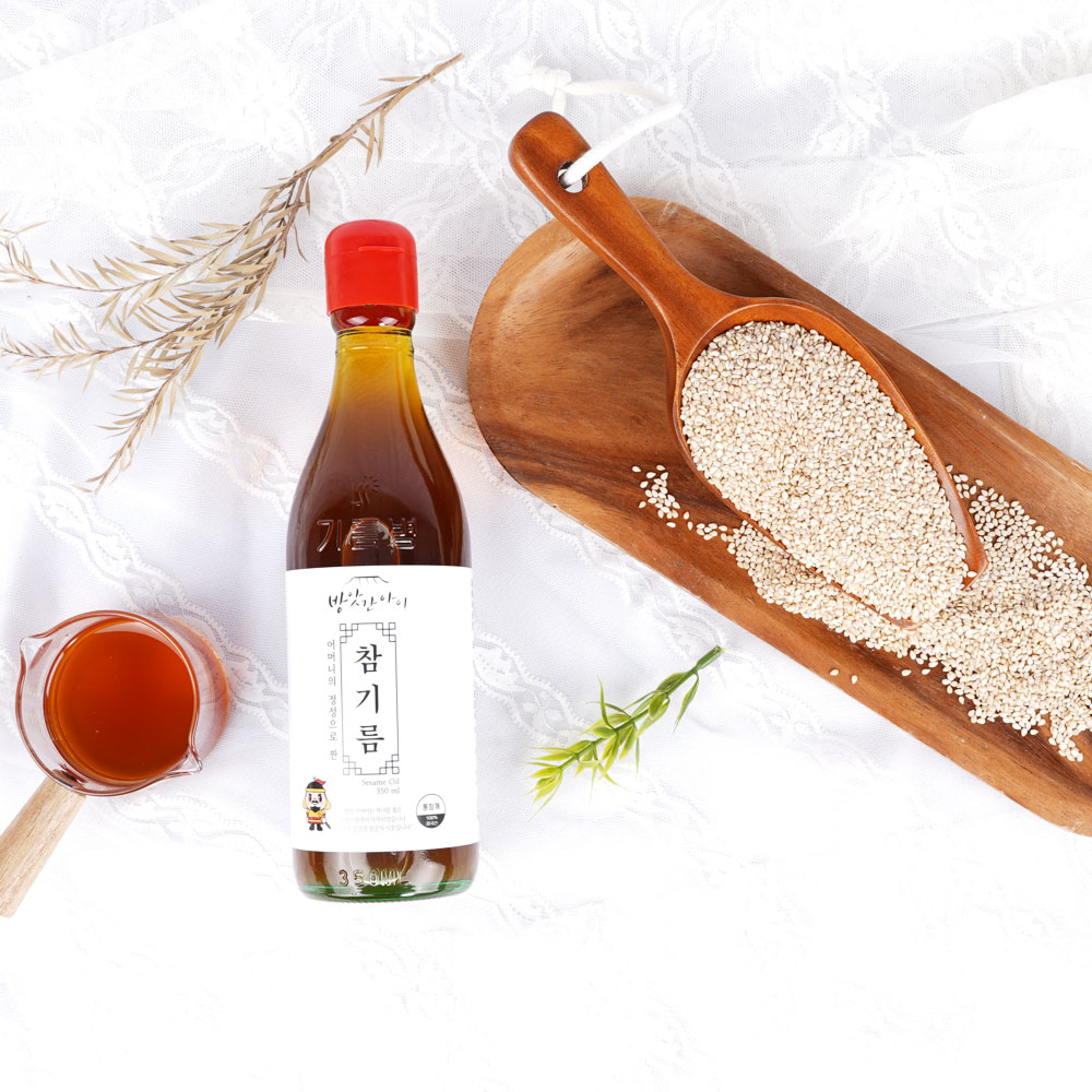 방앗간아이 고소한 100% 통참깨 착한 참기름 350ml