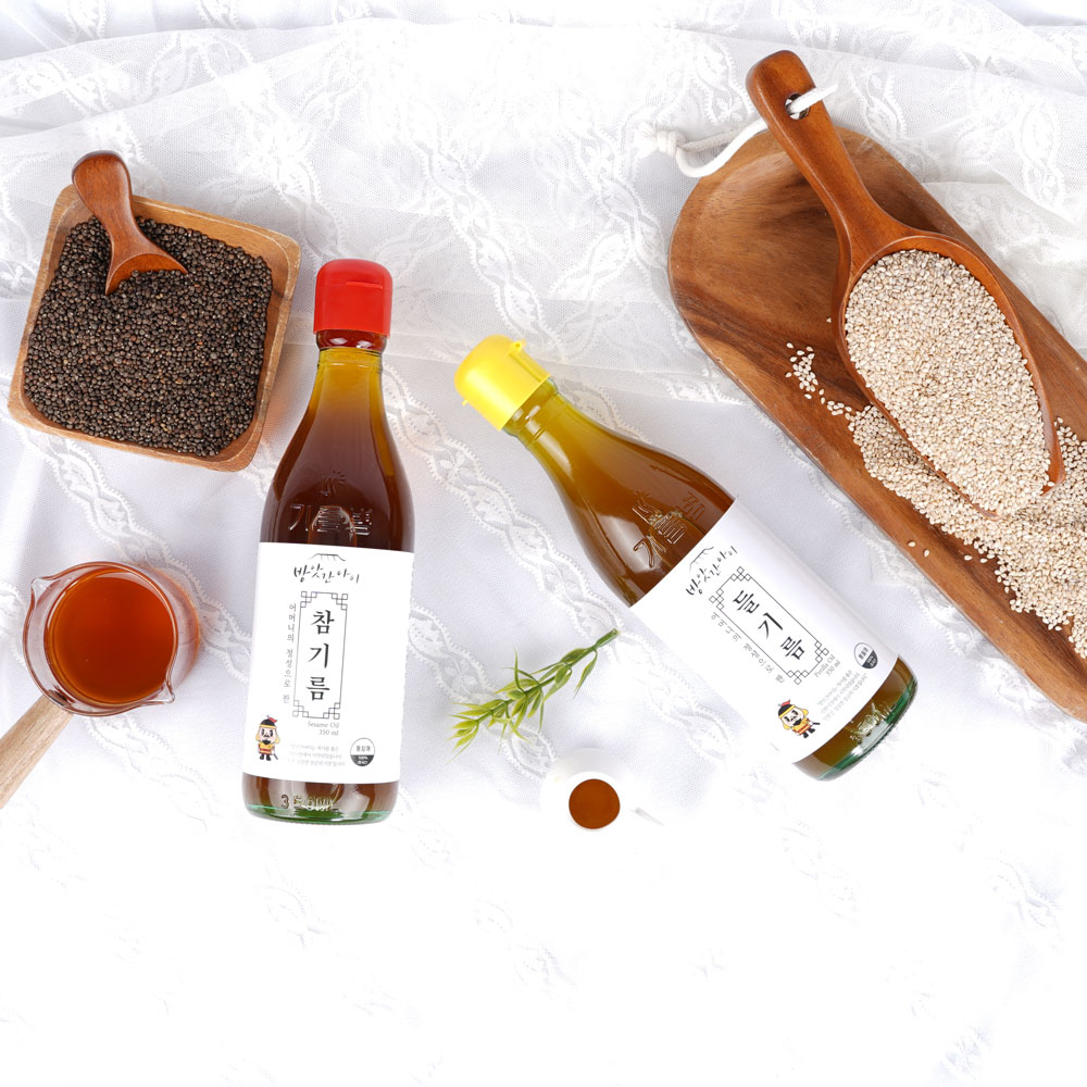 방앗간아이 고소한 100% 통참깨 착한 참기름 350ml