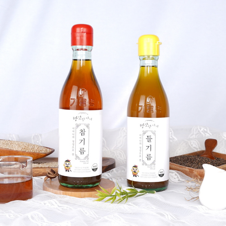 방앗간아이 고소한 100% 통참깨 착한 참기름 350ml