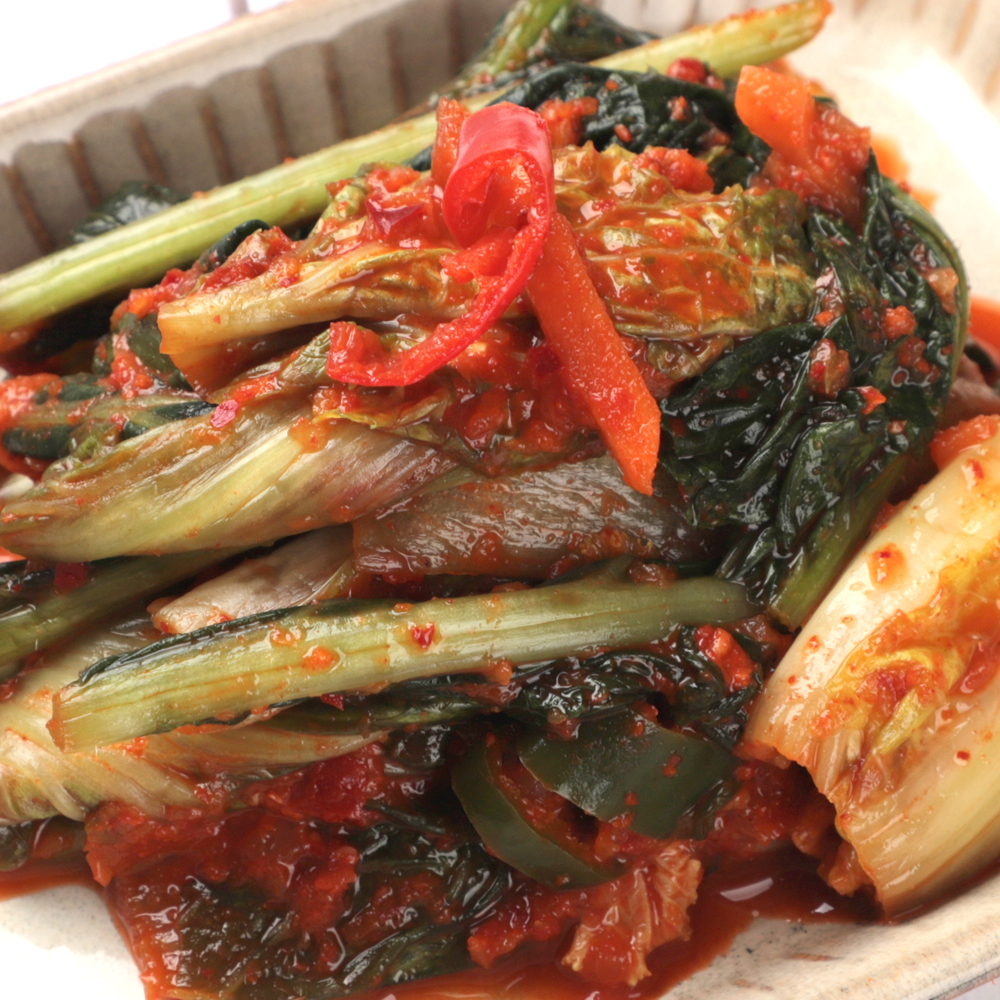 더본촌 얼갈이+열무김치 전라도 김치 얼갈이열무김치 1kg 2kg 3kg 5kg 10kg 대표이미지 섬네일