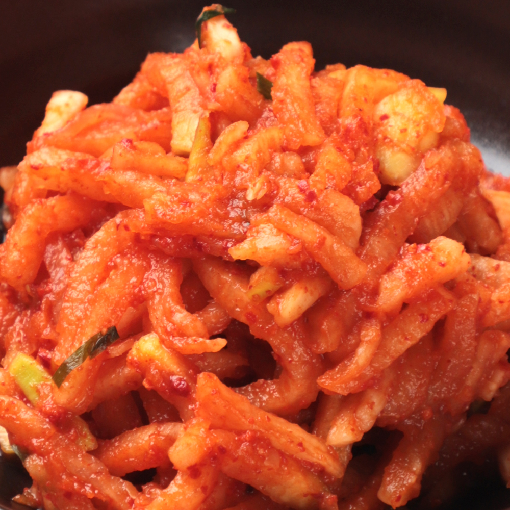 더본촌 무생채김치 전라도 무생채 김치 1kg 2kg 3kg 5kg 10kg 대표이미지 섬네일