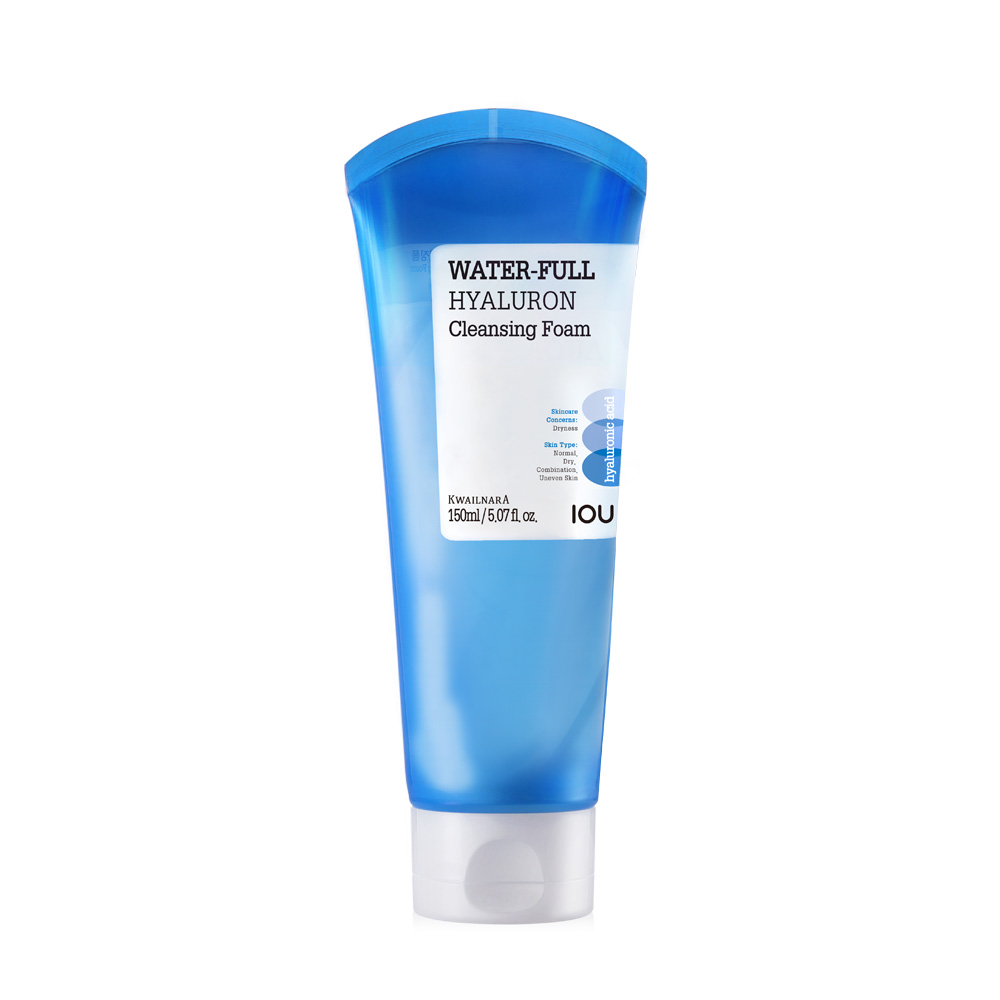 [히알루론산/쫀쫀풍성거품] 아이오유 워터풀 히알루론 클렌징폼 150ml