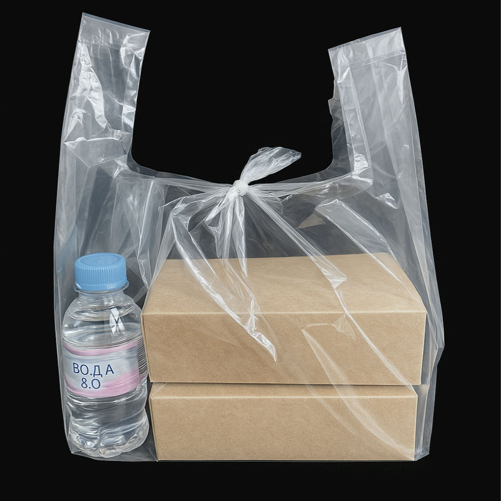 비닐봉투(특소/소/중/대)-PE투명 배달 포장 100장