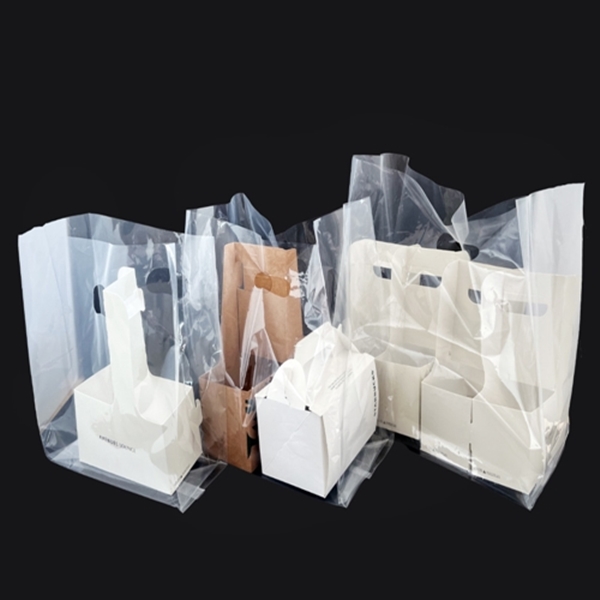 쇼핑백 비닐봉투 (특소/소/중/대)-PE링형 투명 100장