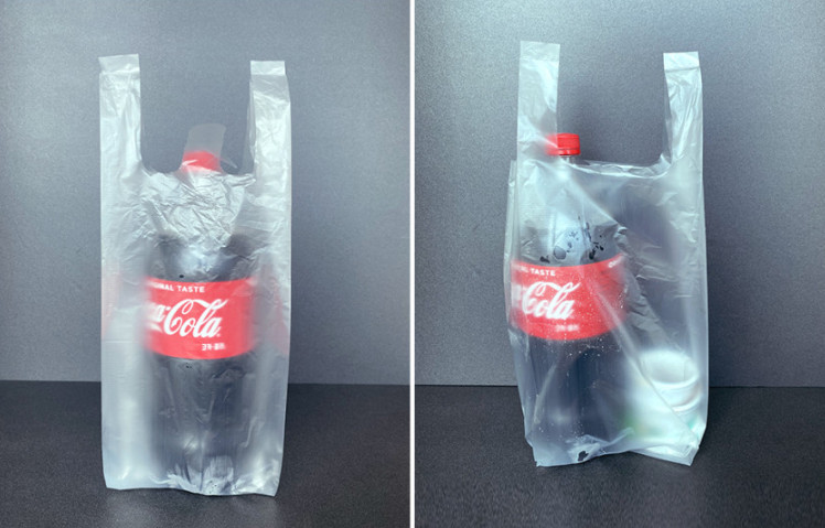 비닐봉투(1.25L)-HD음료 배달비닐 100장