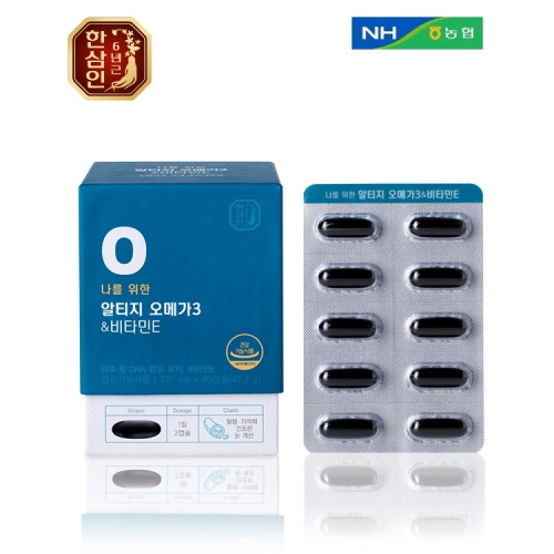 [한삼인] 나를 위한 알티지 오메가3&비타민E (720mg*60캡슐)