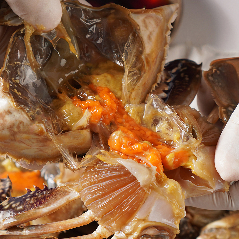 [해로식탁] 국내산 연평도 알배기 암꽃게 간장게장 1.2kg, 1개