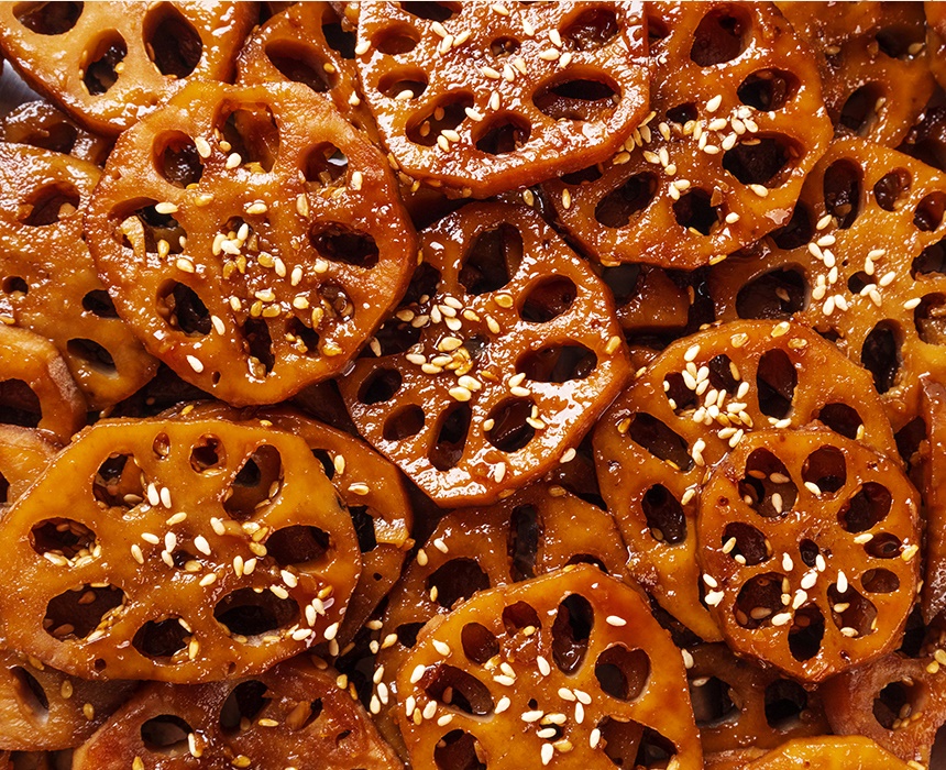 연꽃정원 유기농연근조림