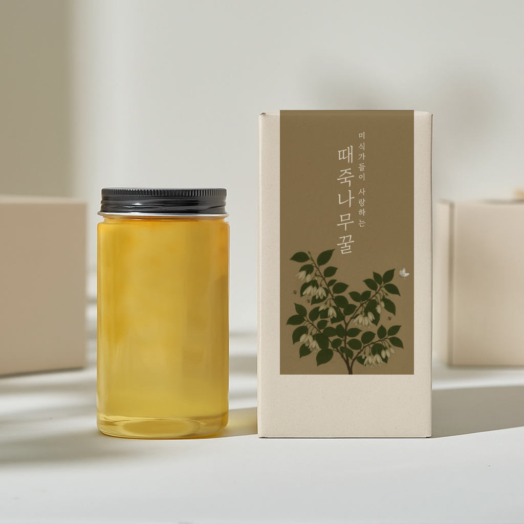 한라산에서 귀하게 채밀한 때죽나무꿀 500g