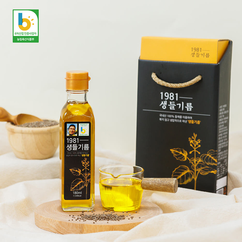 [호야농장] 1981 생들기름 180ml
