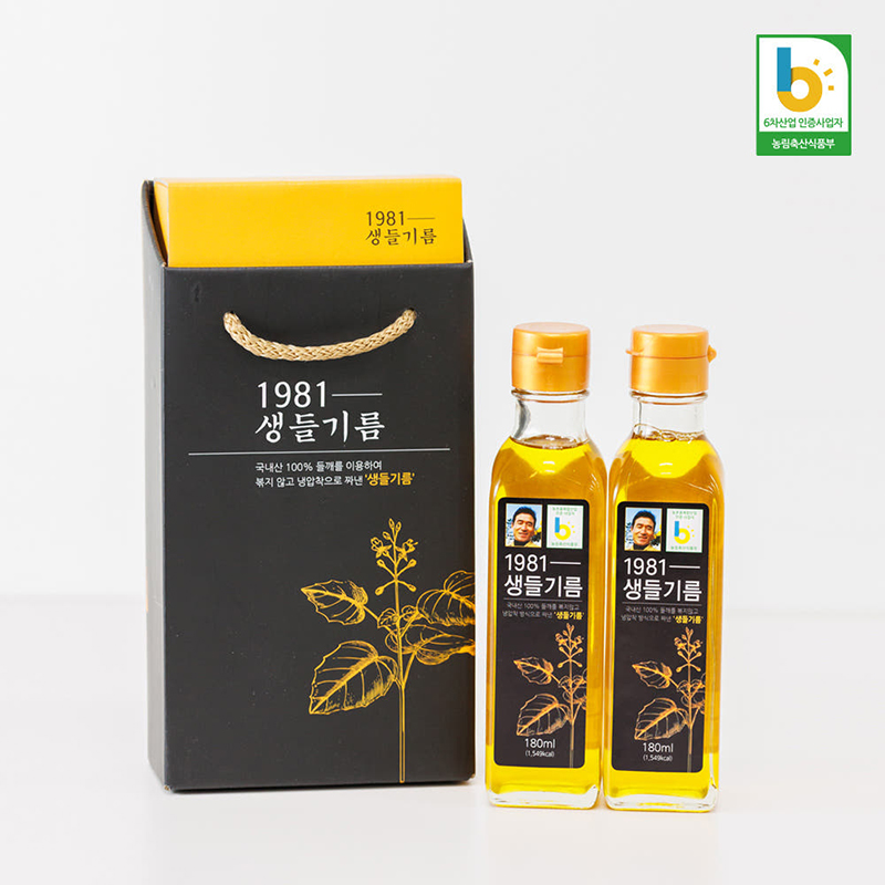 [호야농장] 1981 생들기름 180ml