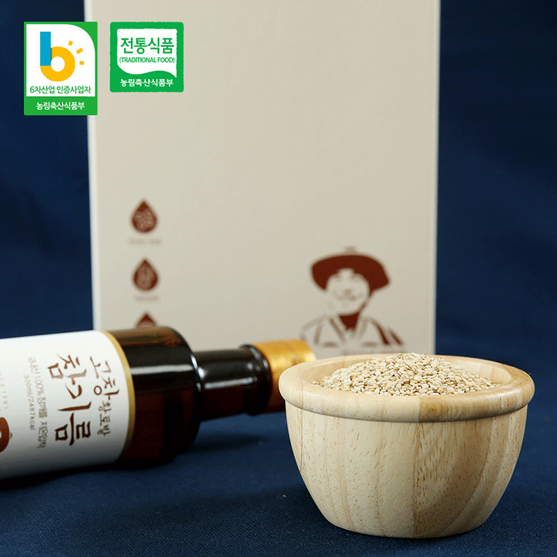 [호야농장] 고창 황토밭 참기름 300ml