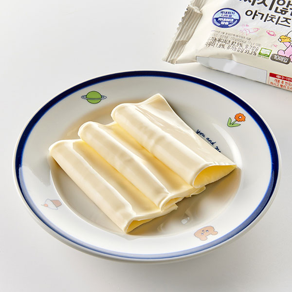 [묶음특가] 덴마크목장 유기농 2단계 짜지않은 아기치즈 (17gx20입)