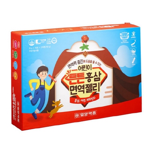[일양약품] 어린이 튼튼홍삼 면역젤리 (15g*50포)