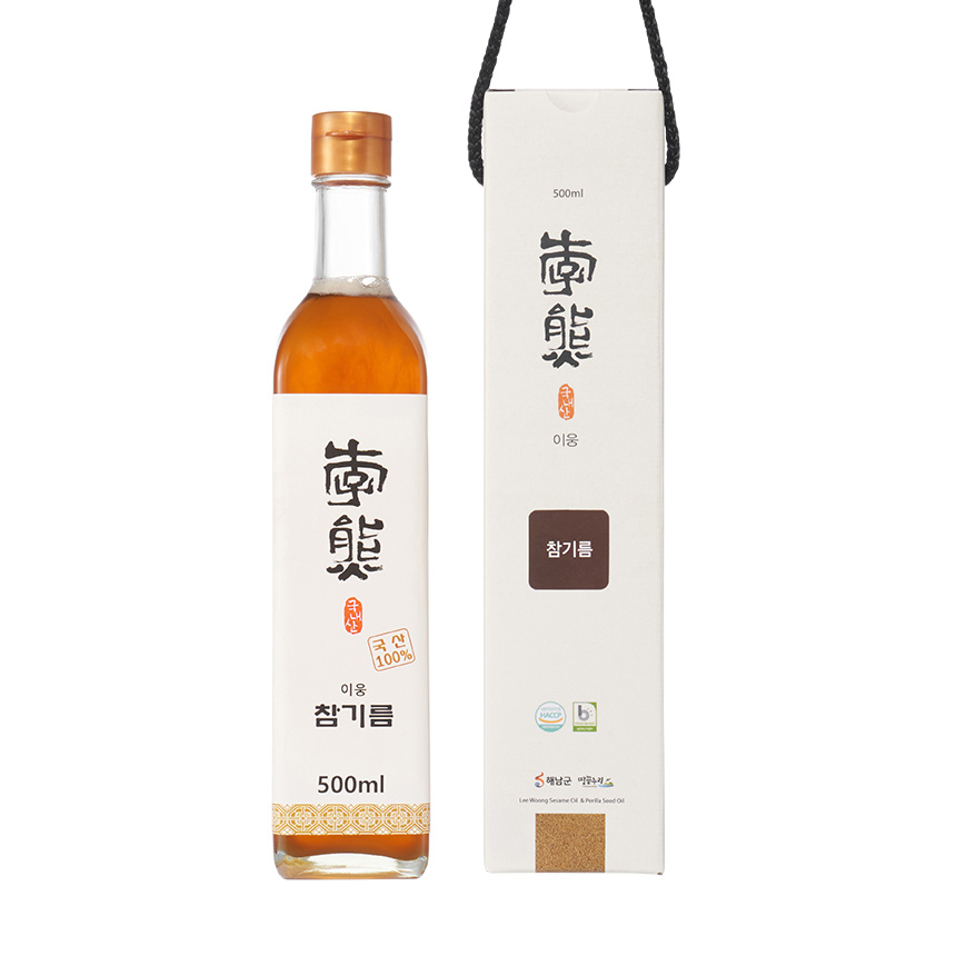 이웅식품 통참깨 저온압착 참기름