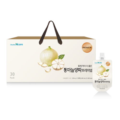 [천호엔케어] 통마늘양파 프리미엄 (80ml*30개입) 대표이미지 섬네일
