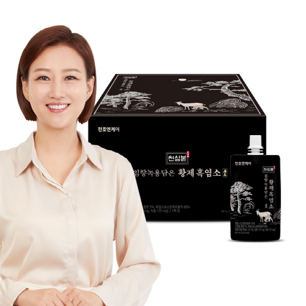 [천호엔케어] 천심본 침향녹용담은 황제흑염소 (80ml*30팩)