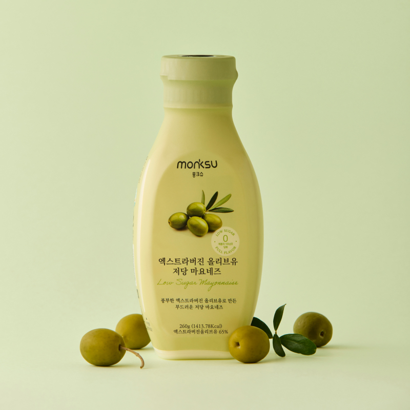 몽크슈 저당 엑스트라버진 올리브유 마요네즈 260g 대표이미지 섬네일