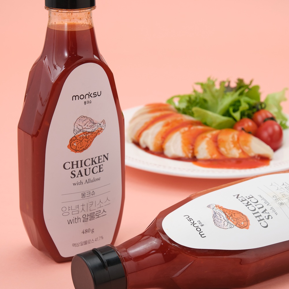 몽크슈 저당 저칼로리 양념치킨소스 480g