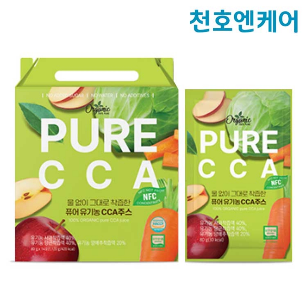 [천호엔케어] 퓨어 유기농 CCA주스 (80g*14포)