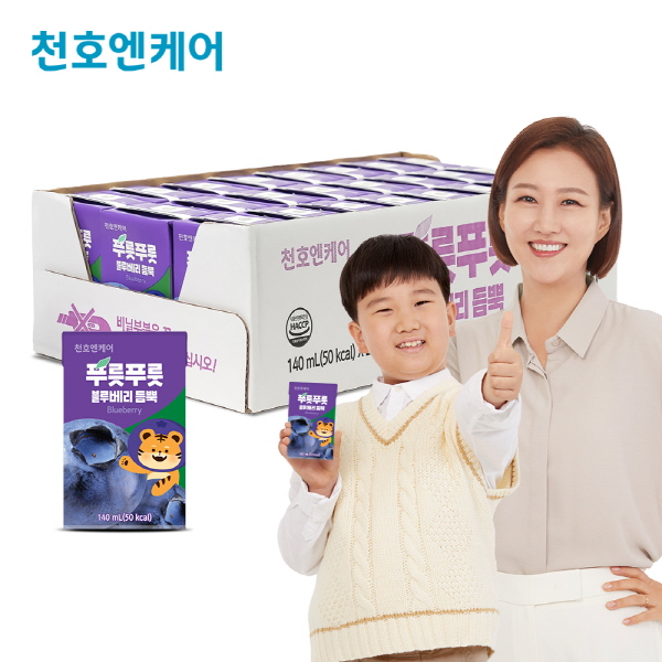 [천호엔케어] 푸릇푸릇 블루베리 듬뿍 (140ml*24팩)