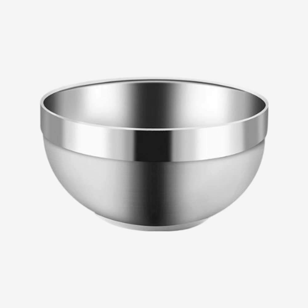 고급 304 올스텐 두꺼운 이중 스텐 냉면그릇 업소용 냉면기 20cm