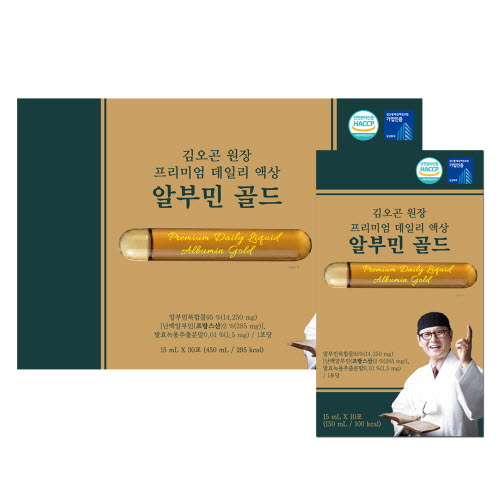 [김오곤원장] 프리미엄 데일리 액상 알부민 골드 (15ml*30포)