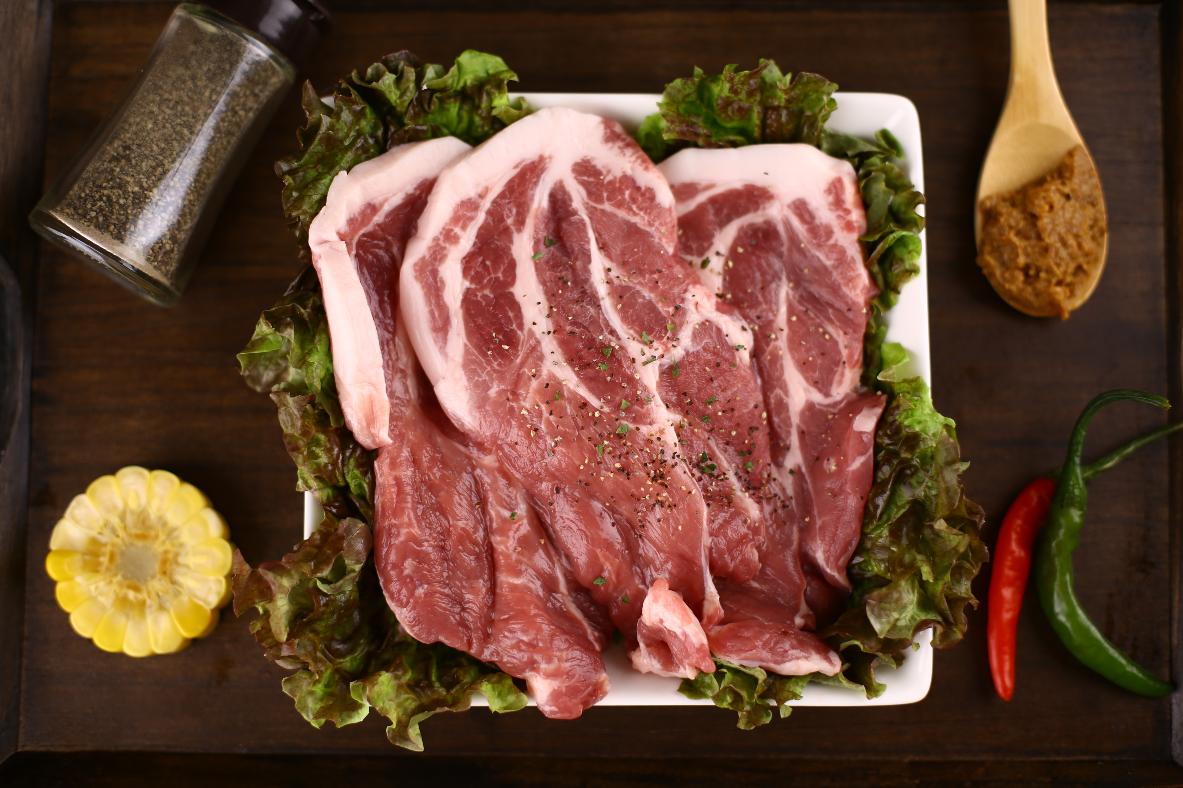 [승혜축산] 무항생제 한돈 삼겹살,목살 1kg 선물세트(냉장)