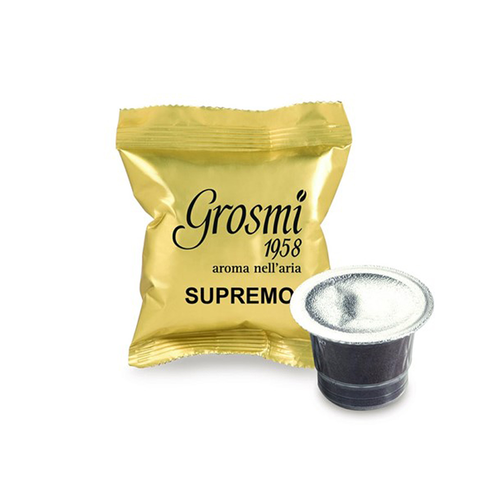 그로즈미 캡슐커피 이탈리아 수입 수프레모 바 아라비카 네스프레소호환 12개입/30개입