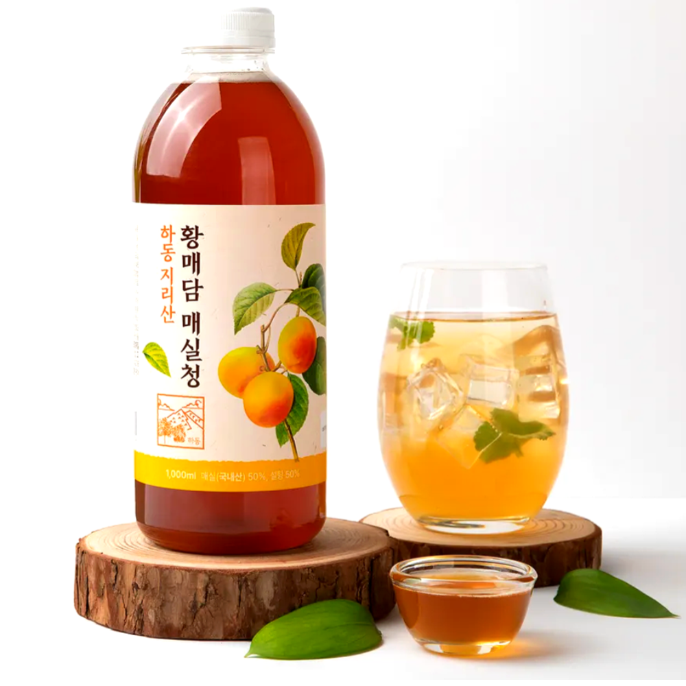 황매실청 하동 지리산 황매담 프리미엄 발효액 1L 3통