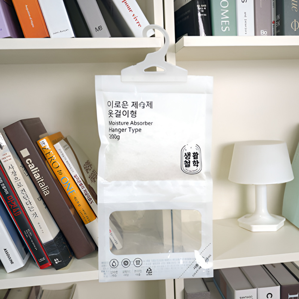 생활철학 이로운제습제 옷걸이형 대용량 제습제 200g 1개/5개/10개/20개