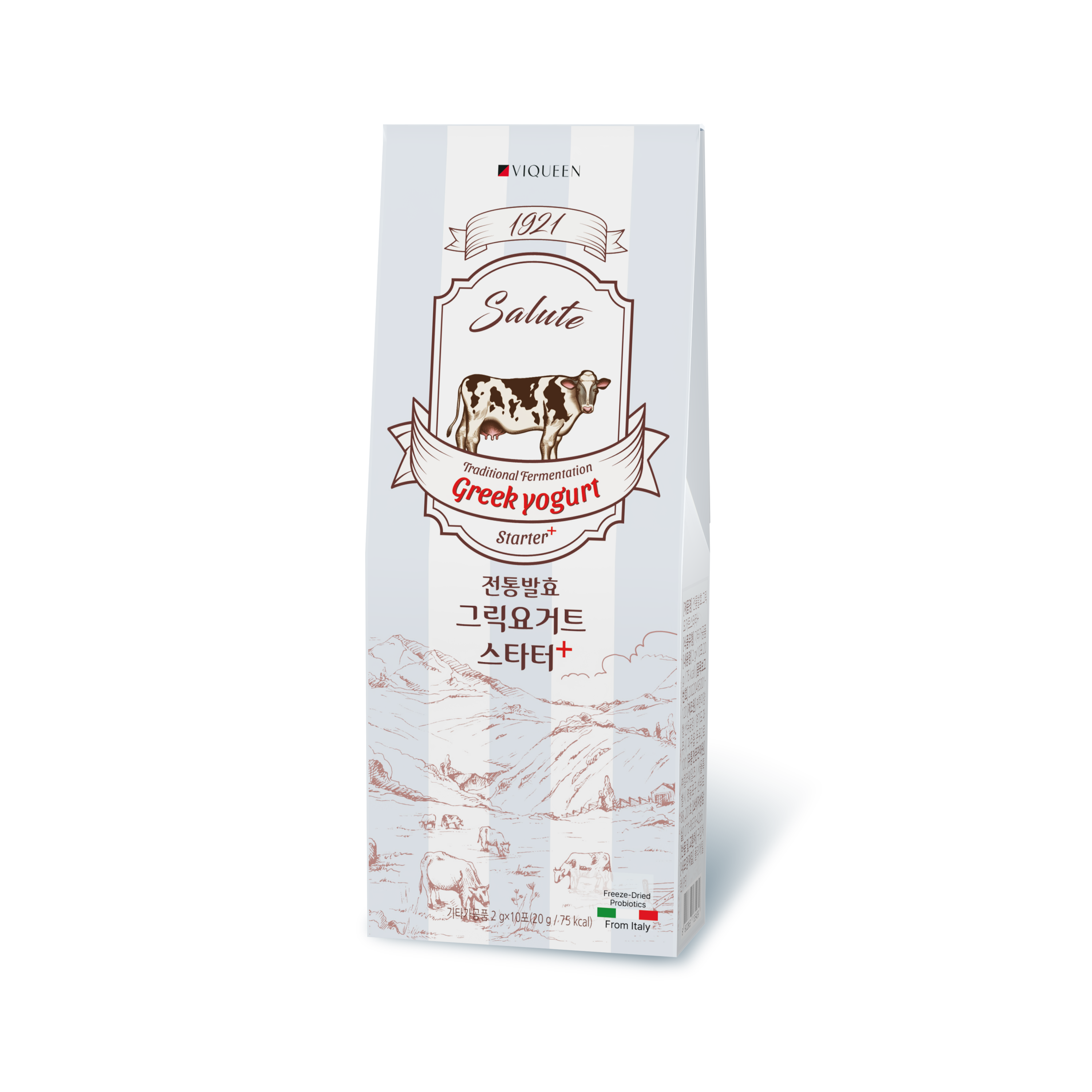 바이퀸 1921살루트 전통발효 그릭요거트 스타터 플러스 2박스(20포)