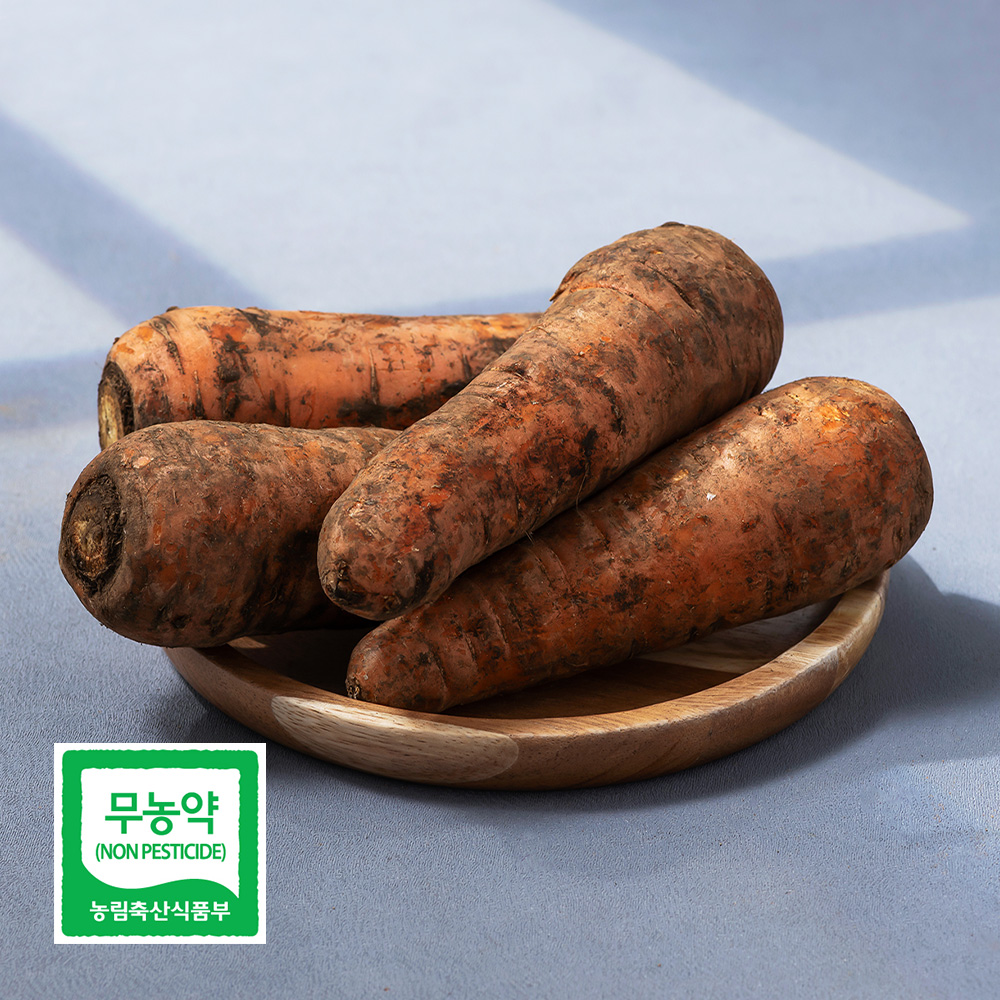 친환경 당근 특 상 중 못난이 즙용 2kg 3kg 5kg 국내산 채소 야채 흙당근