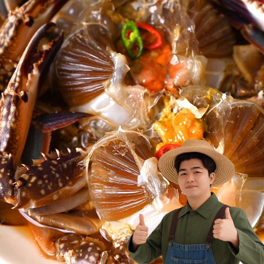 천유작 연평도 간장게장 알배기 암꽃게 2kg~3kg 대표이미지 섬네일